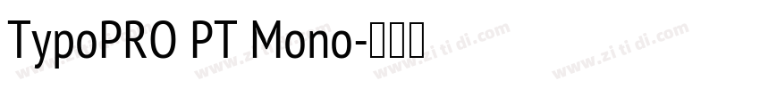 TypoPRO PT Mono字体转换